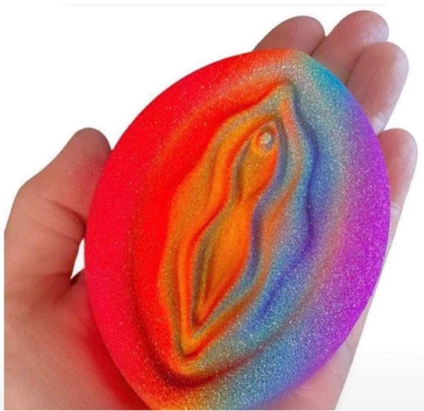 Rainbow Vagina bath bomb
